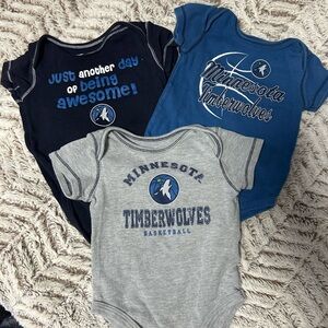 NBA Blue and Gray Bodysuits Minnesota Timberwolves